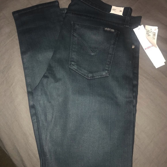 NWT Hudson India Green Coated Jeans - Picture 3 of 4